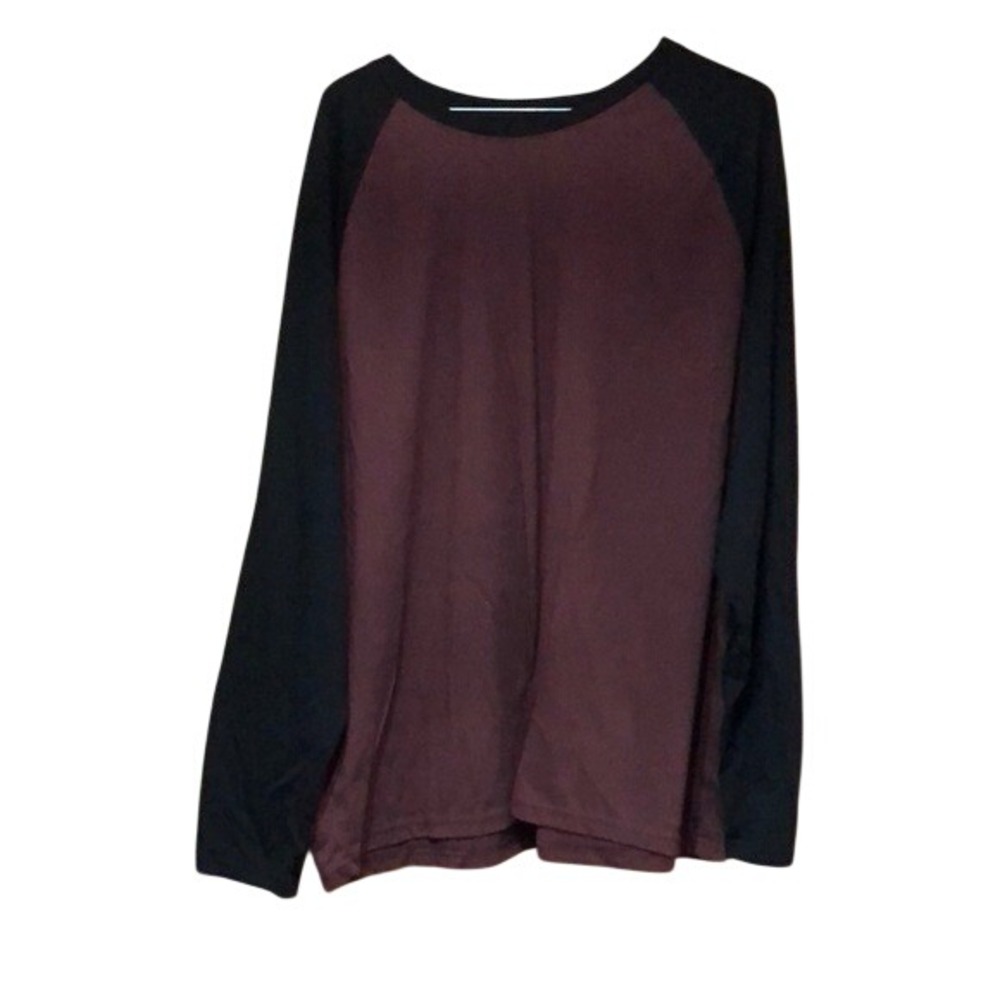 George‎ Brown and Black Long Raglan Sleeve T-Shirt